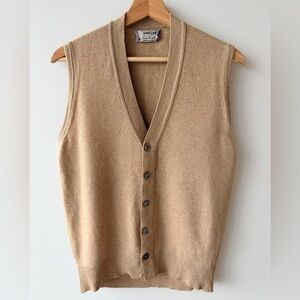 Jaeger Cashmere Vest Vintage Size 38 Small